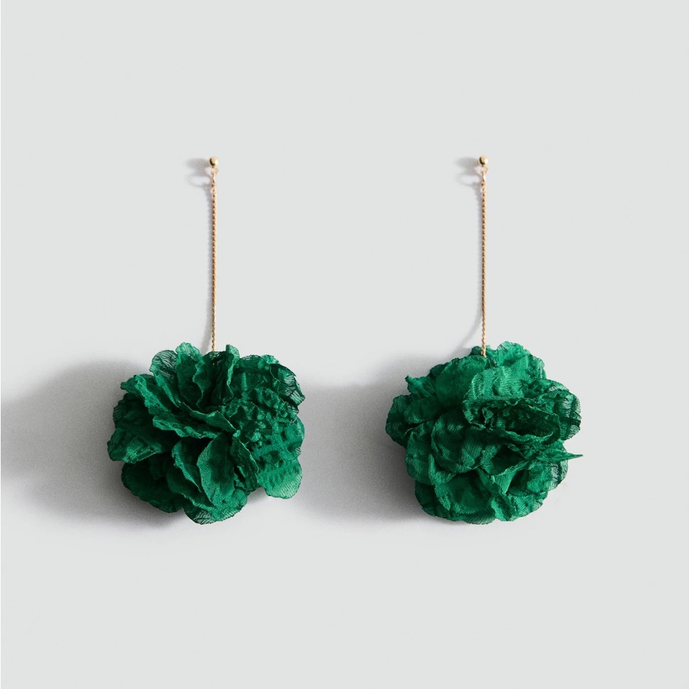 Price Firm - MANGO Flower Earrings